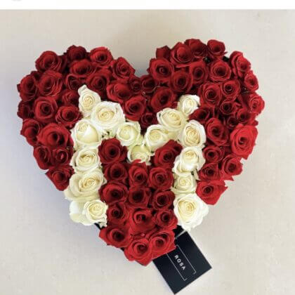 Personalised black suede box- fits 80 stems