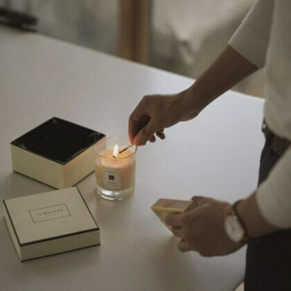 Peony & Blush Suede Luxury Candle - Jo Malone