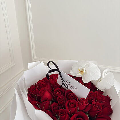 Luxe rose orchid bouquet